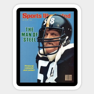Jack Lambert Sports Illustrated Sticker